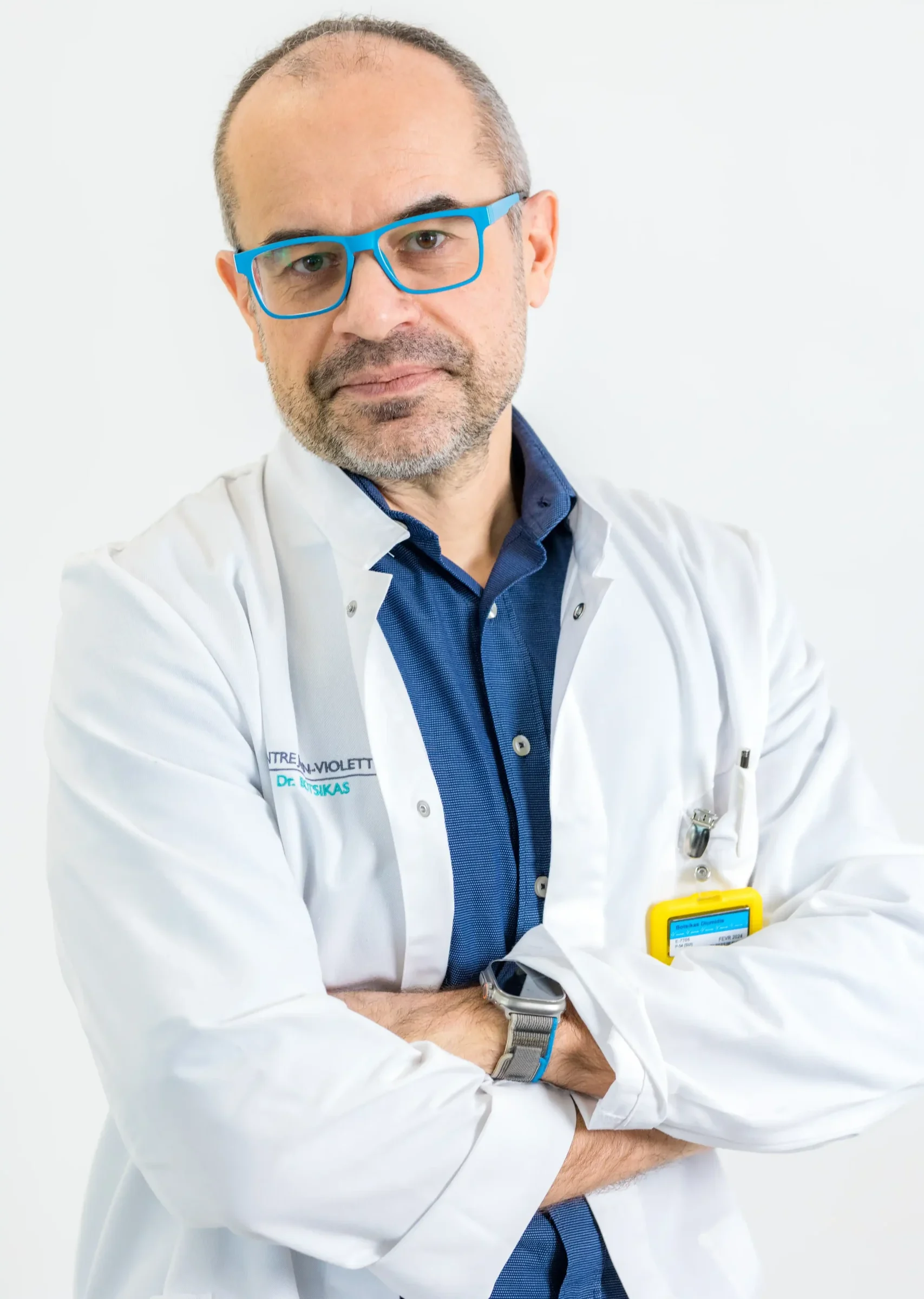 Portrait of Dr. Botsikas, radiology specialist for endometriosis diagnosis
